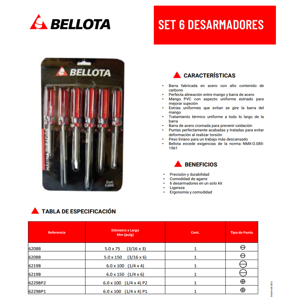 HACHA BELLOTA 1.5 LBS C/MANGO 8133-1.5CM – El Ángel Herramientas
